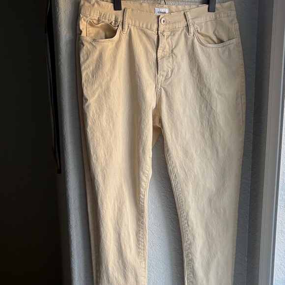 Hudson Jeans Other - Hudson Men’s Ace Skinny Ivory Cotton Chino Pants Size 38